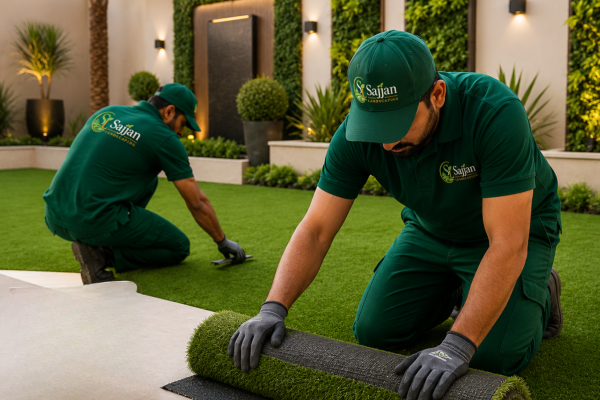 Artificial grass suppling and installation